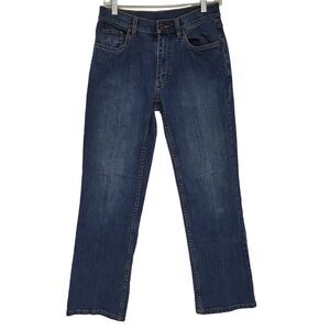 LL Bean Jeans Womens 6 Regular Stretch Mid Rise Medium Wash Bootcut